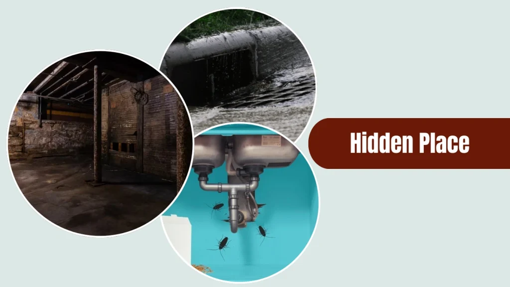 They usually nest in moist, concealed areas, including