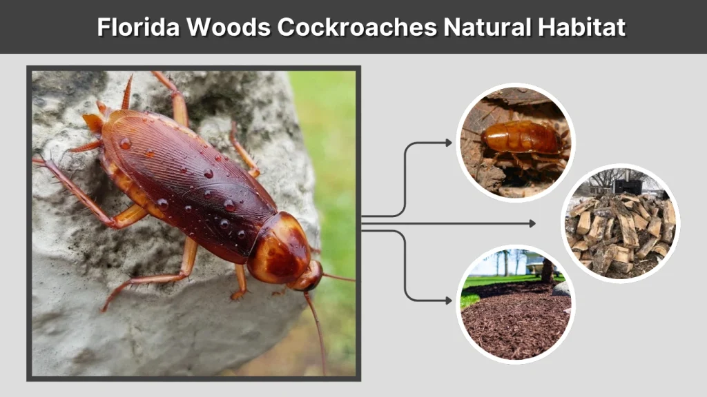 Florida Woods Cockroaches Natural Habitat