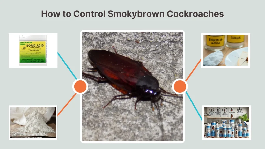 How to Control Smokybrown Cockroaches