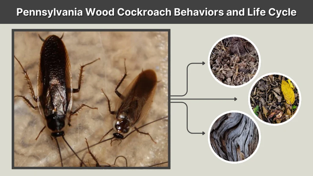 Pennsylvania Wood Cockroach Behaviors and Life Cycle