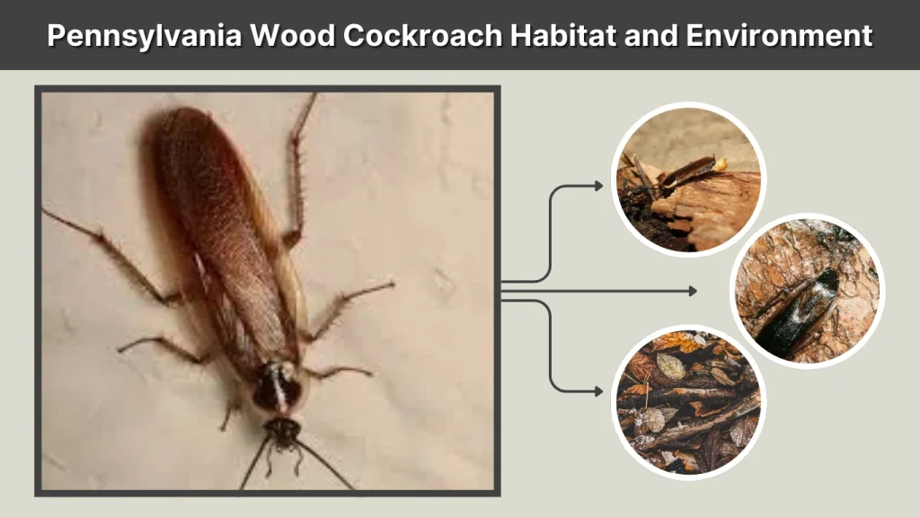Pennsylvania Wood Cockroach Habitat and Environment