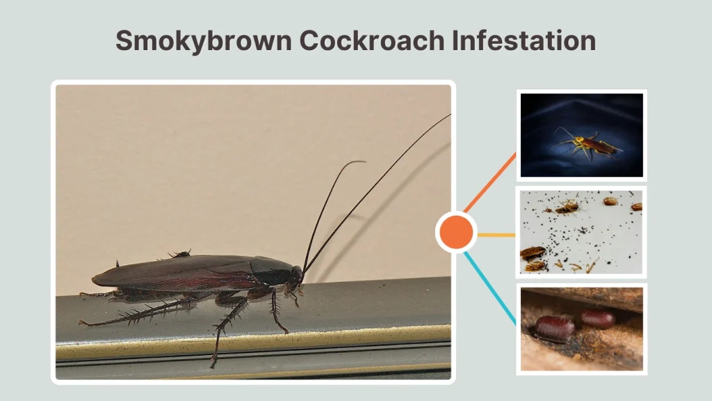 Smokybrown Cockroach Infestation