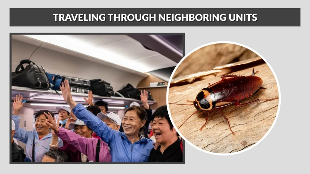 Traveling Through Neighboring Units