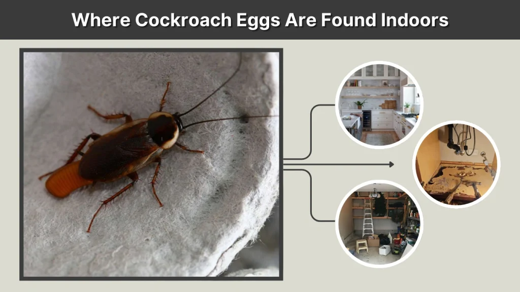 Where Cockroach Eggs Are Found Indoors