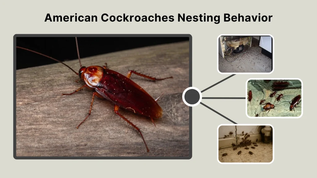 American Cockroaches Nesting Behavior