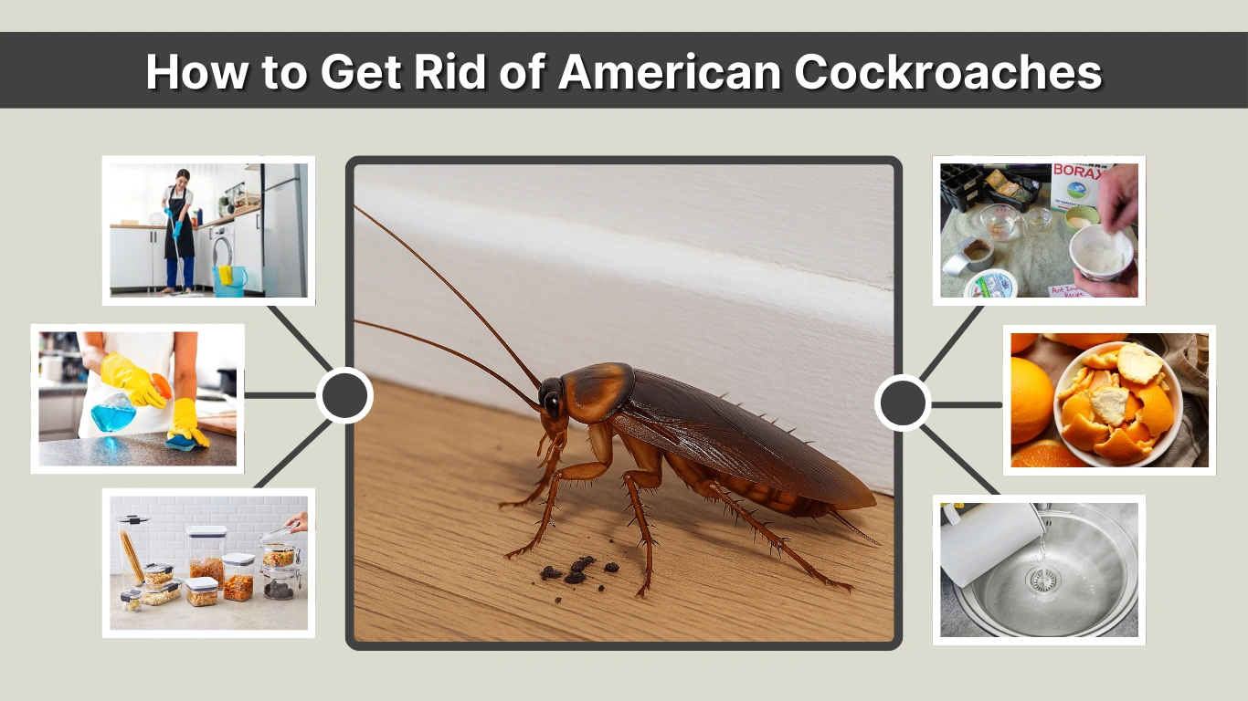 How to Get Rid of American Cockroaches Fast & Safely