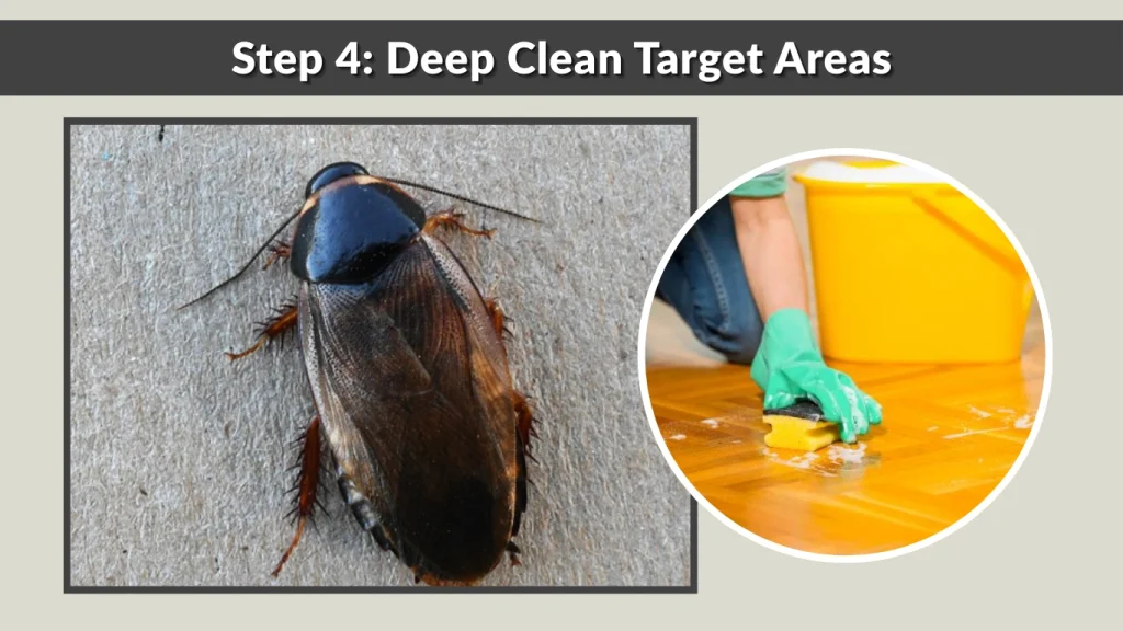 Step 4 Deep Clean Target Areas