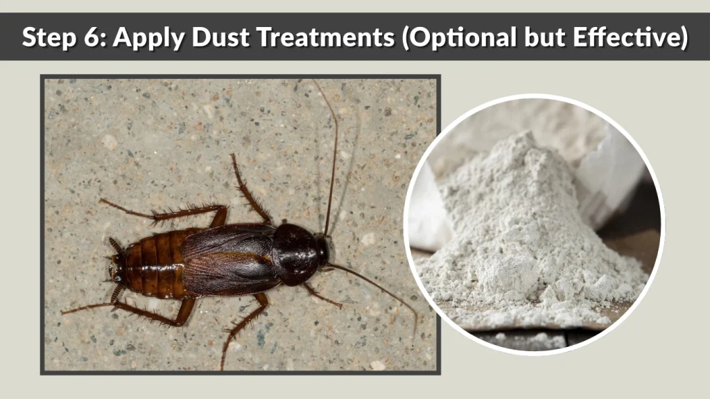 Step 6 Apply Dust Treatments (Optional but Effective)