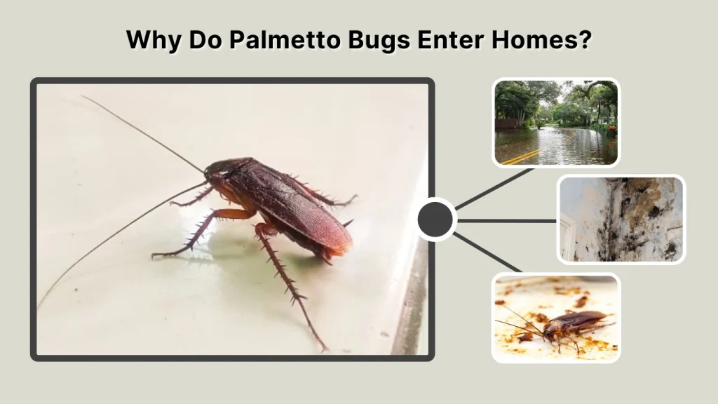 Why Do Palmetto Bugs Enter Homes