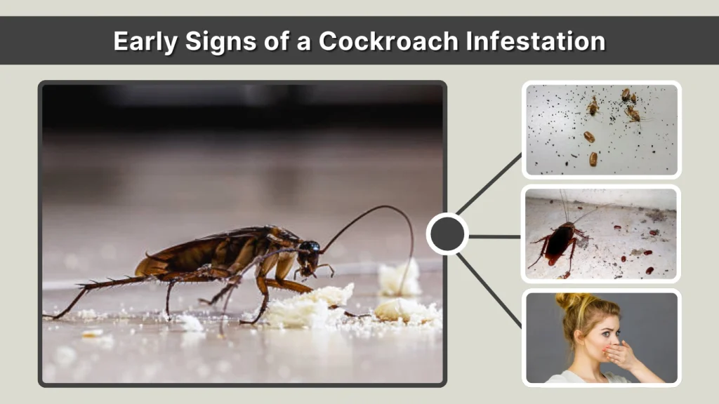 Early Signs of a Cockroach Infestation
